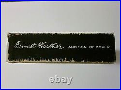 E. Warther & Sons Dover Ohio 8 Steak Knife Wall Set In Original Box Read Desc
