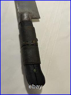 Early 1900s 12 Blade FOSTER BROS. Butcher Breaking Knife USA