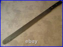 Extra long F Dick 14.5 inch Carbon Steel Round Nose Semi Flexible Slicer Knife