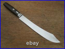 FINE Antique 1868 GOODELL ROYAL SLICER Chef's Knife withInlaid Star & Acorn Handle