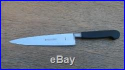 FINE Antique HENCKELS Sabatier Nogent-style Carbon Steel Chef Knife RAZOR KEEN
