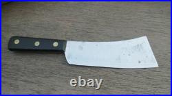 FINE Antique NICHOLS BROS. Chef/Butcher Rib Splitter Cleaver Knife RAZOR SHARP