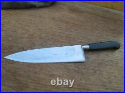 FINE Antique Pre-Sabatier Carbon Steel Chef Knife withWIDE 8 Blade RAZOR SHARP