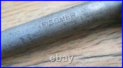 FINE Antique Sabatier/Fischer French Chef's Knife Sharpening Steel withHorn Handle