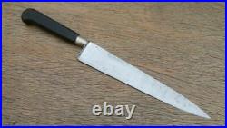 FINE Antique Sabatier Glove-logo Medium-sz. Carbon Steel Chef Knife, RAZOR SHARP
