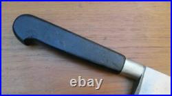 FINE Antique Sabatier NAPOLEON Nogent Carbon Steel Chef Knife RAZOR SHARP