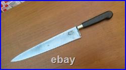 FINE Antique Sabatier NAPOLEON Nogent Carbon Steel Chef Knife RAZOR SHARP