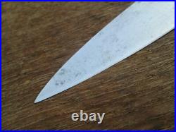 FINE Antique Sabatier Seal-logo Carbon Steel Nogent Chef Knife RAZOR SHARP