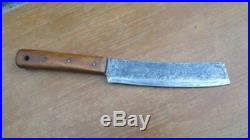 FINE Antique Swedish Chef/Butcher's XL Rib Splitter Cleaver Knife VERY SHARP