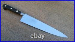 FINE Older Vintage SABATIER K Chef Knife withRAZOR SHARP 10 Blade, Rosewood Grips