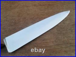 FINE Vintage 1966 US Army CLYDE Carbon Steel Chef Knife withRAZOR SHARP 12 Blade