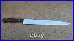 FINE Vintage Customized WUSTHOF Chef's Carbon Steel Slicing Knife RAZOR SHARP