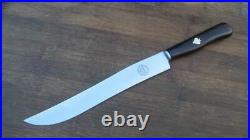 FINE Vintage HERDER Chef's Slicing/Carving Knife withInlaid Spade Logo in A+ Cond