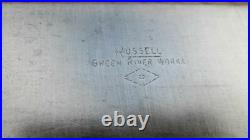 FINE Vintage Russell Green River Works XL Carbon Steel Chef Knife RAZOR SHARP