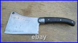 FINEST Antique F. DICK No. 59 Chef's 6 Carbon Steel Meat Cleaver RAZOR SHARP