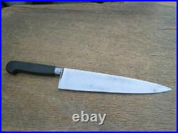 FINEST Antique HENCKELS 1904 Nogent 9.5 Carbon Steel Chef Knife RAZOR SHARP