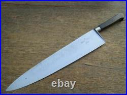 FINEST Antique Sabatier Au Ritz XXL Carbon Steel Nogent Chef Knife RAZOR SHARP