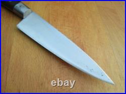 FINEST Antique Sabatier Carbon Steel Chef Knife withIron Bolsters in A+ Conditon