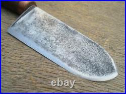 FINEST Customized Antique SABATIER Heavy-Duty Carbon Steel Sushi Chef Deba Knife