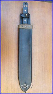 FINEST English Army Machete Dated 1955 with1945 Sheath Made by KITCHIN Sheffield