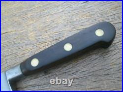 FINEST Vintage Sabatier Trumpet Forged 8 Carbon Steel Chef Knife RAZOR SHARP