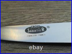 Finest UNUSED Vintage 1970s Sabatier Professional Stainless Chef's Paring Knife