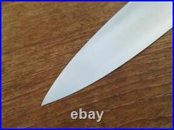 Finest UNUSED Vintage Sabatier-style RC Carbon Steel Chef Knife withHuge 13 Blade
