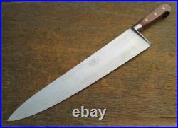 Finest UNUSED Vintage Sabatier-style RC Huge 20 Carbon Steel Chef Knife WOW