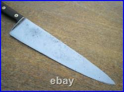 Finest XXL Antique F. DICK Germany Wider Carbon Steel Chef Knife RAZOR SHARP