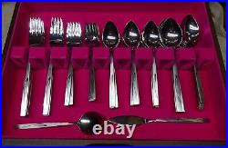 GORGEOUS ONEIDA COMMUNITY STAINLESS STEEL Flatware SET SVC for 12+ Must C
