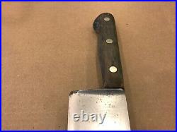 GUSTAV EMIL ERN Vintage 12 Carbon Steel Blade Chef Knife SOLINGEN GERMANY