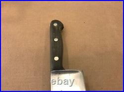 GUSTAV EMIL ERN Vintage 12 Carbon Steel Blade Chef Knife SOLINGEN GERMANY