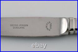 Gundorph Albertus for Georg Jensen. 11 Mitra fruit knives in stainless steel