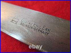 Gustav Emil Ern Carbon Steel 12 inch Semi-Flexible Round Nose Slicer Knife