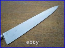 HUGE Antique Sabatier/L'Enfer 20 Carbon Steel Nogent Chef Knife RAZOR SHARP