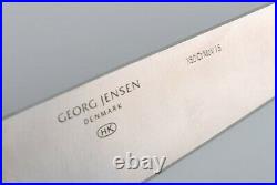 Henning Koppel for Georg Jensen. Rare Blue Shark carving set in stainless steel