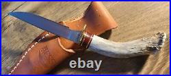 Hess Knife Made in Gladstone Michigan Two knives both with sheaths