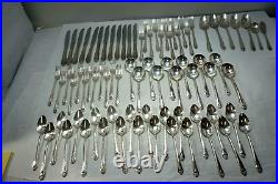 Holmes And Edwards Silverplate Flatware Set Lovely Lady 78 Pc Silverware Service
