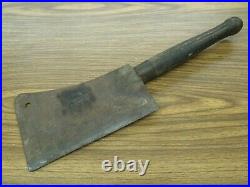 Huge Vintage 1839 -1882 WM Beatty & Son Meat Cleaver Butcher Knife Hog Splitter