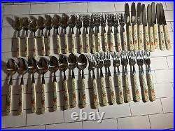 International Stoneware MARMALADE GEESE / APPLE Knives / Spoons / Forks (40)