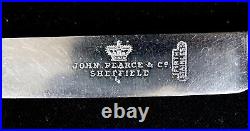 John Pearce Sheffield Firth Stainless 86 Piece Cutlery Set Custom Chest 1850