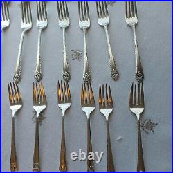 LOVELY LADY 45 Piece Holmes Edwards Service for 8, 1937, Great Quality