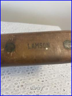 Lamson & Goodnow Mfg USA Vintage 40s-50s Forged Carbon Steel Butcher Cleaver Hog