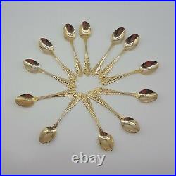 Large Lot of 78 Wallace Gold Tone Stainless Steel Cutlery Utensils Flatware