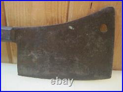Large Vintage 15.5 Village Blacksmith #8 Forged Meat Cleaver B6781