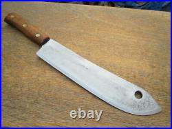 MASSIVE Antique Butcher's Buffalo Skinner/Lamb Splitter Knife RAZOR SHARP