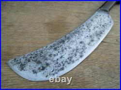MASSIVE Antique French Chef's or Butcher's Lamb Splitting Knife RAZOR SHARP
