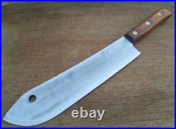 MASSIVE Antique SIMCO Buffalo Skinner/Lamb Splitter Butcher Knife RAZOR SHARP