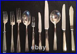 Mappin & Webb (Circa 1950) Sterling Silver 12 person Cutlery Set Canteen (133p)
