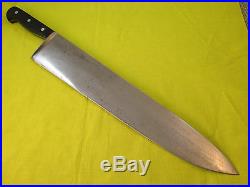 Massive Gustav Emil Ern 14.5 inch Carbon Steel Chef Knife